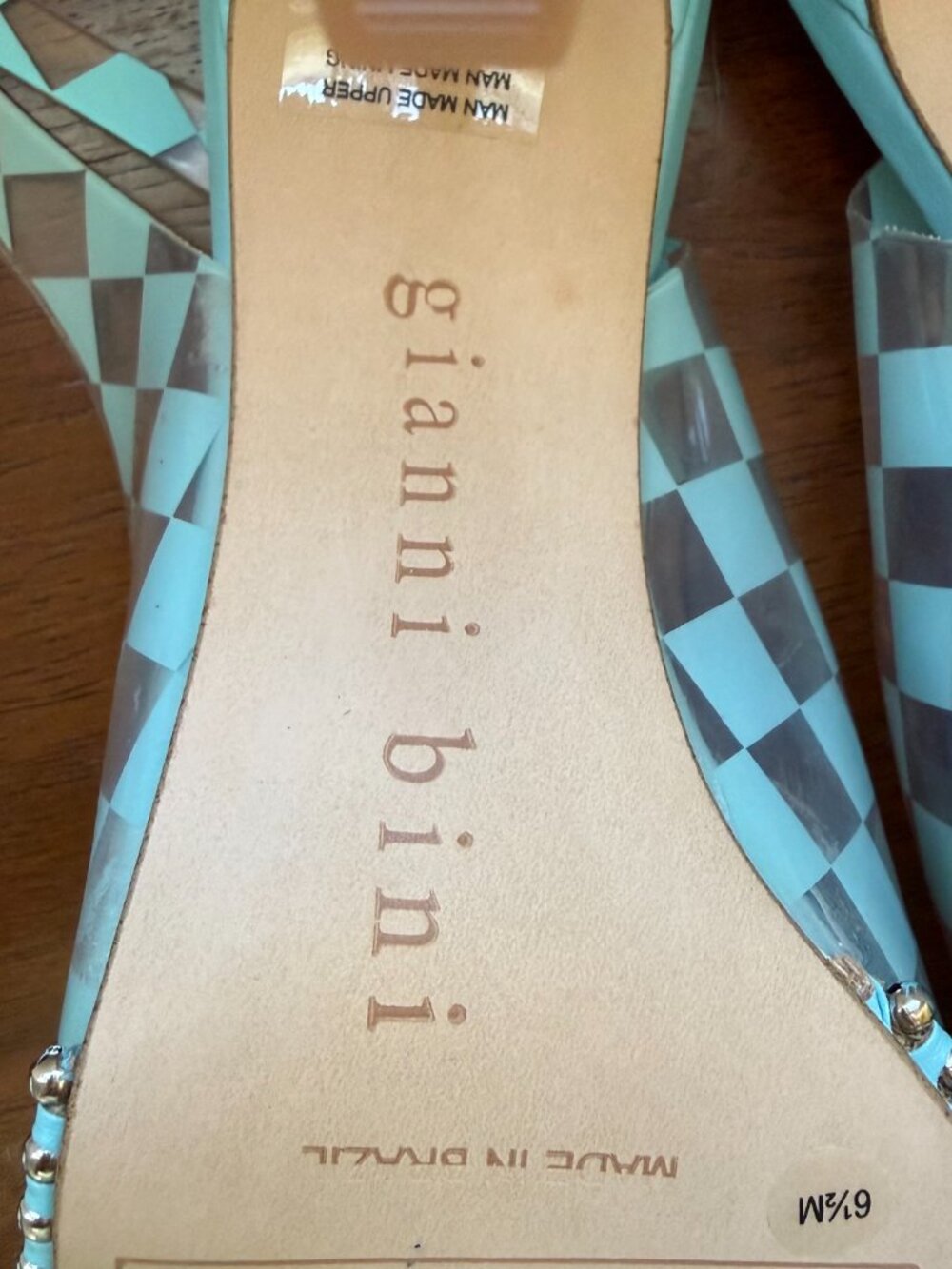Gianni Bini Women's Blue Renatay Pumps - Picture 5 of 6